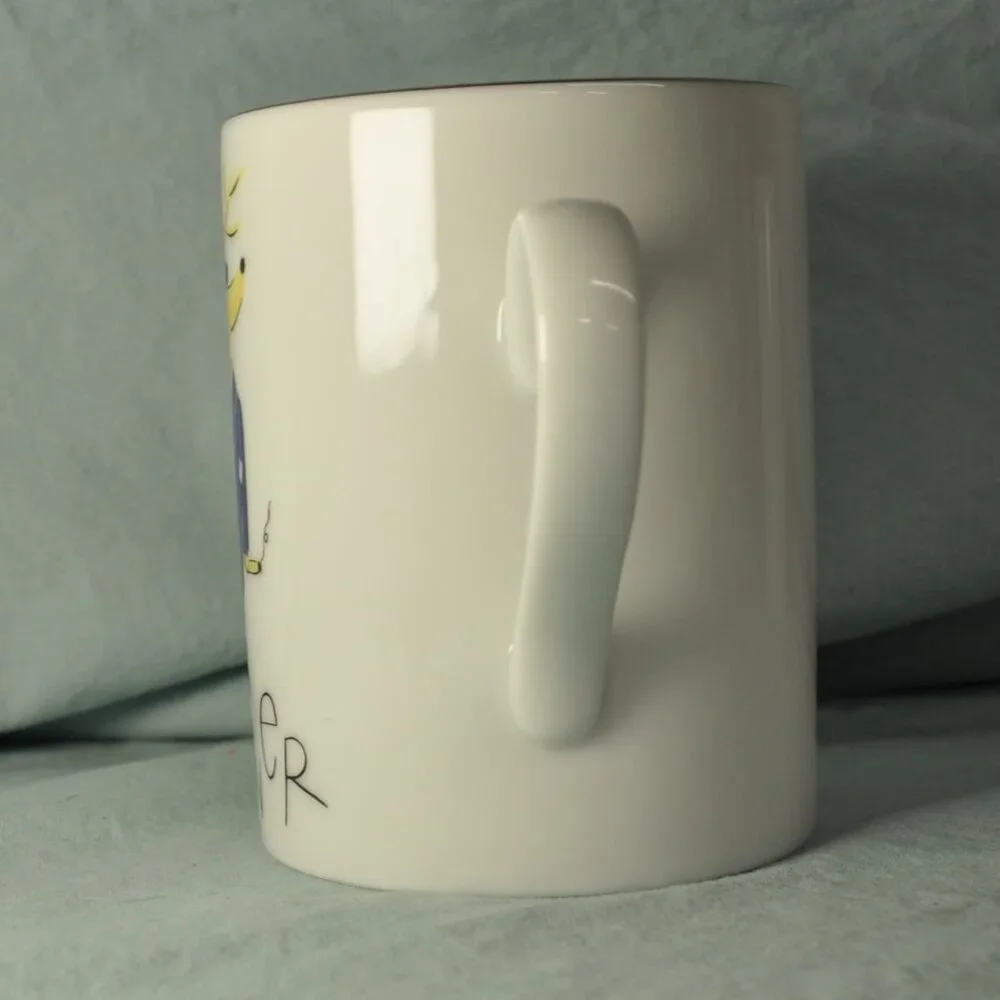 *BOGO mugs* 14 oz mug Donner reindeer Pottery Barn (w1289)